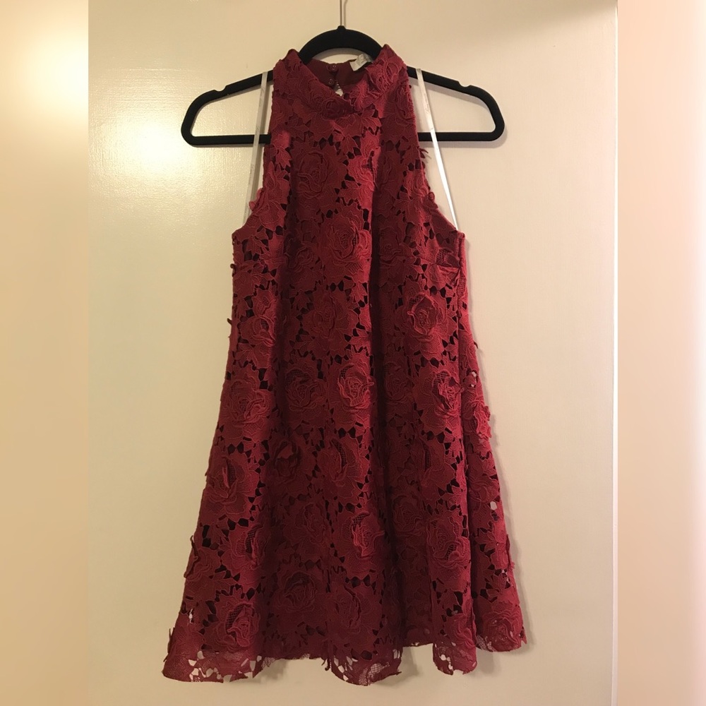 Lovers + friends lace a-line dress